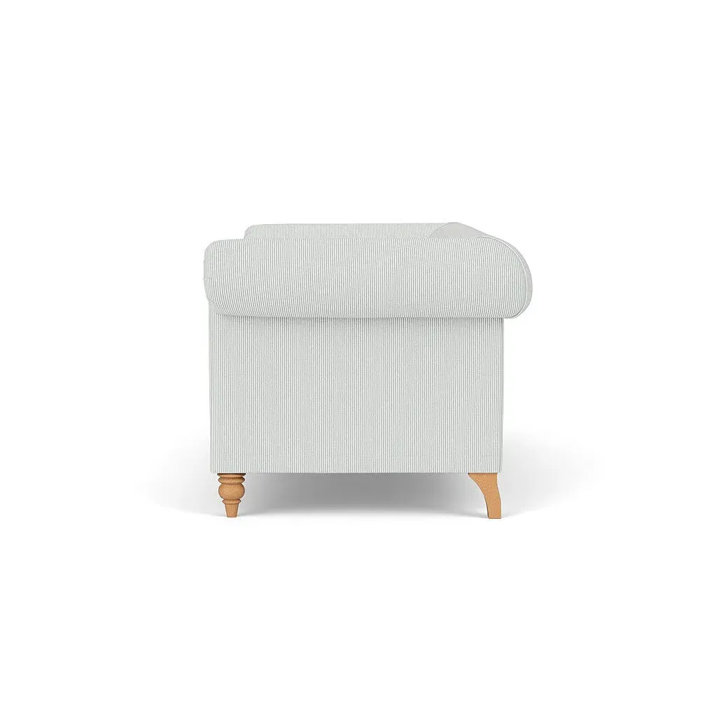 3-Seater Sofa - Duck Egg, Broadway Stripe