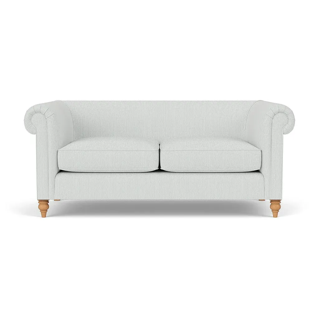 3-Seater Sofa - Duck Egg, Broadway Stripe image