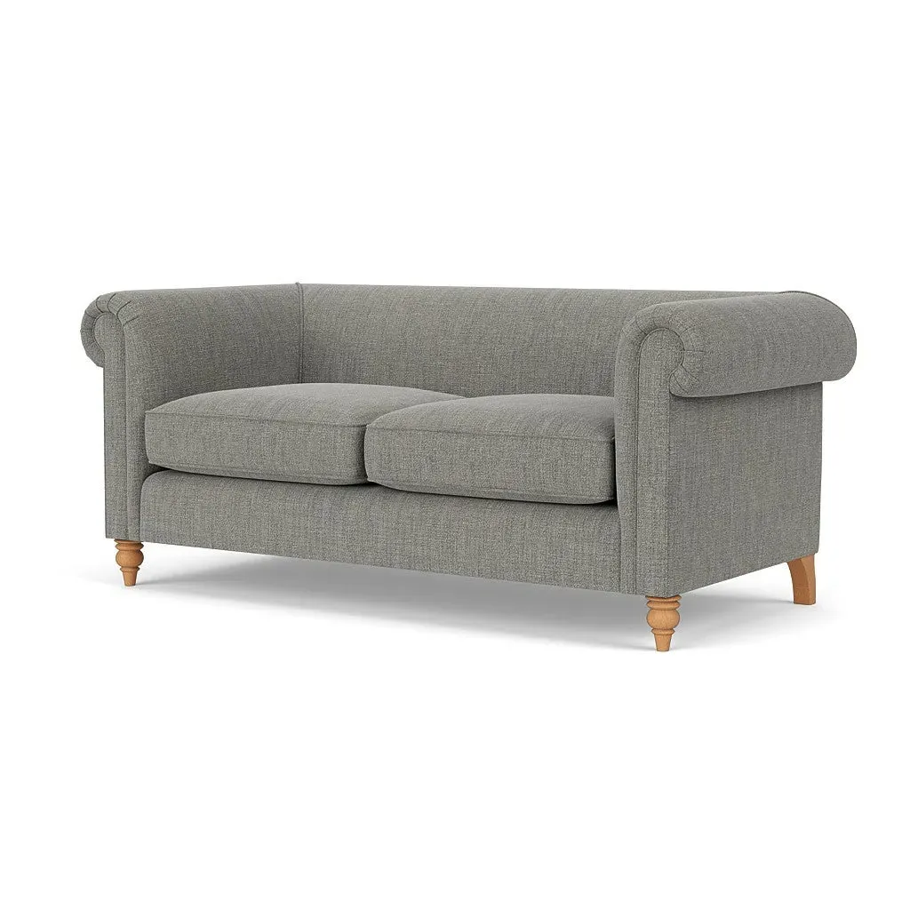 3-Seater Sofa - Grey Marl, Rustic Weave