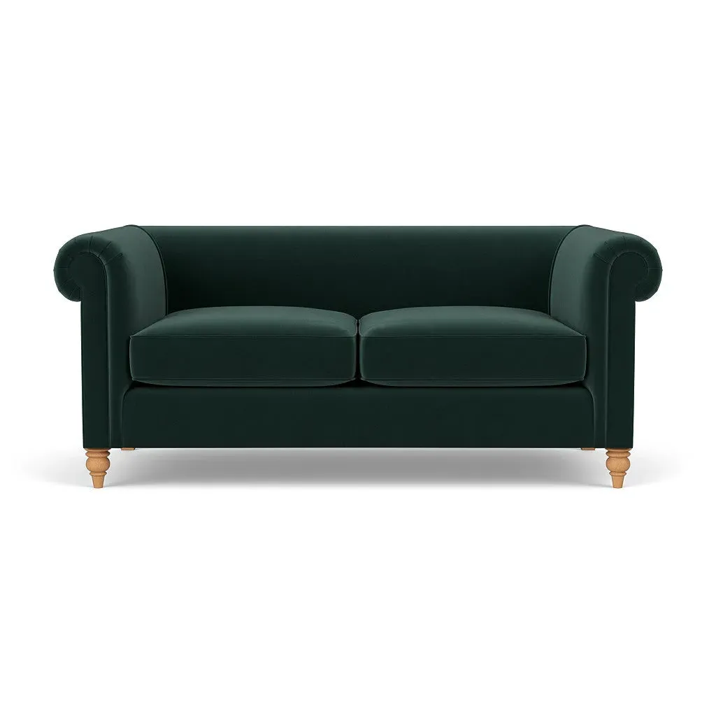 3-Seater Sofa - Lake, Matt Velvet image