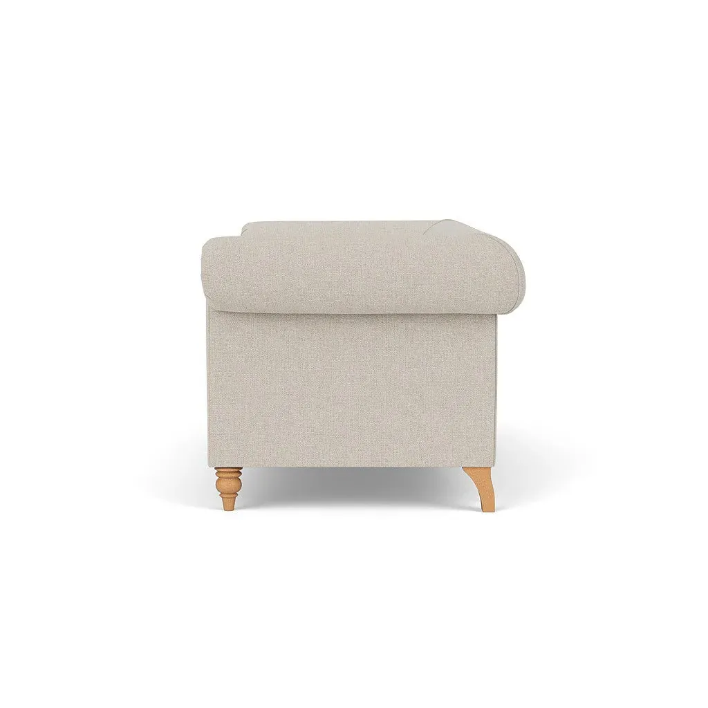 3-Seater Sofa - Natural, Aquaclean Oxford