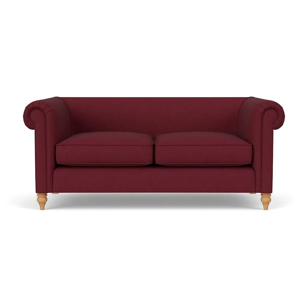 3-Seater Sofa - Rosehip, Linen Mix