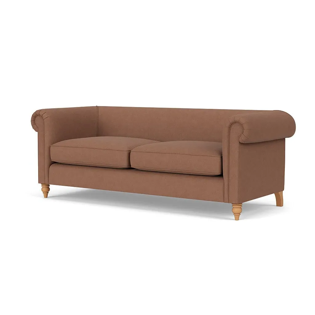 4-Seater Sofa - Dusky Blush, House Linen Mix
