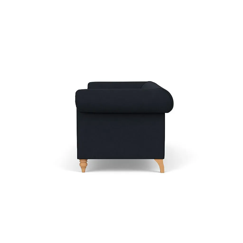 4-Seater Sofa - Ink, Linen Mix