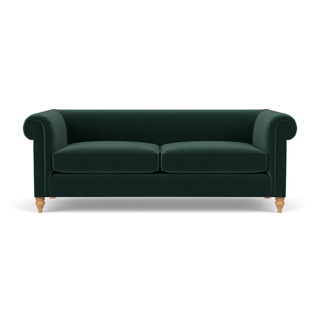 4-Seater Sofa - Lake, Matt Velvet