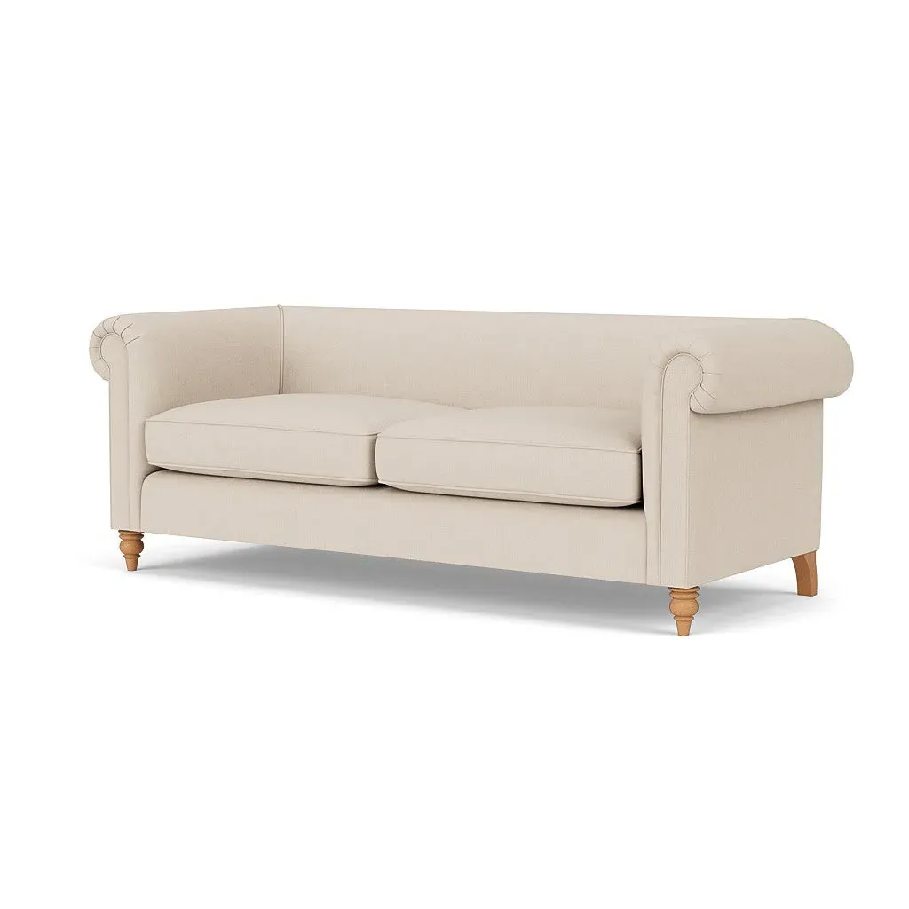 4-Seater Sofa - Lily White, House Linen Mix