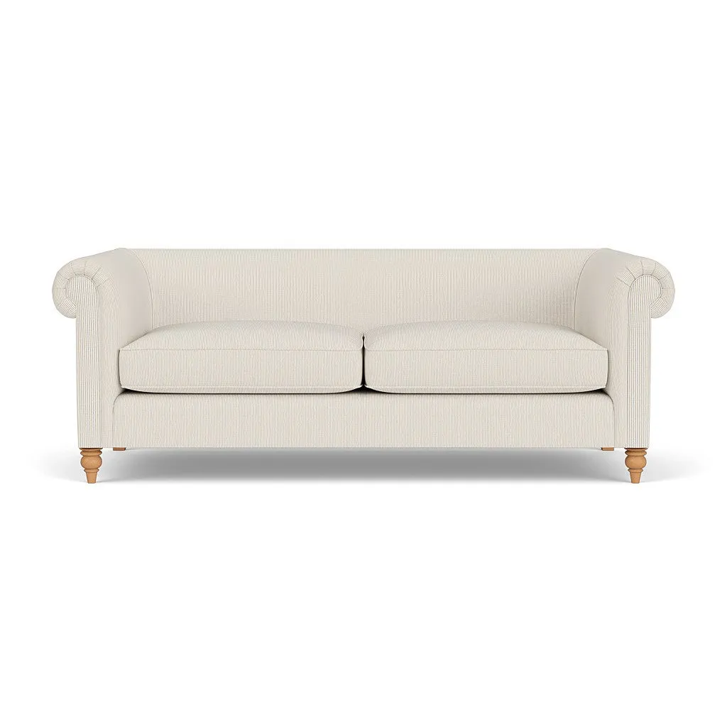 4-Seater Sofa - Natural, Broadway Stripe