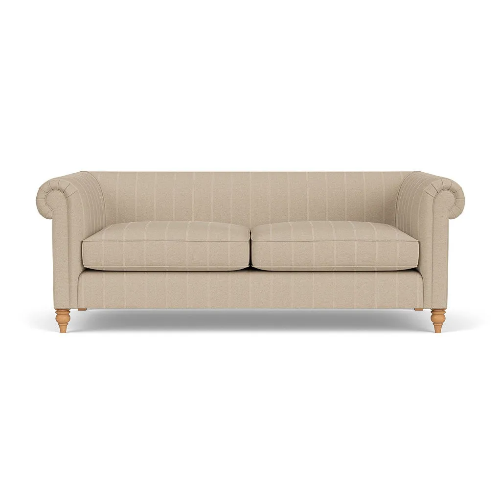 4-Seater Sofa - Natural, Compton Stripe