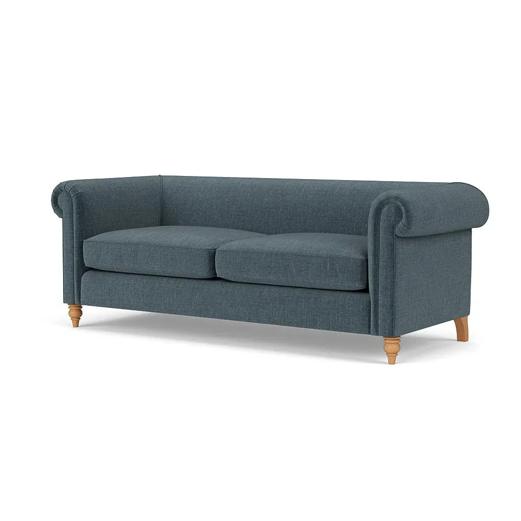 4-Seater Sofa - Teal, Eco Chenille