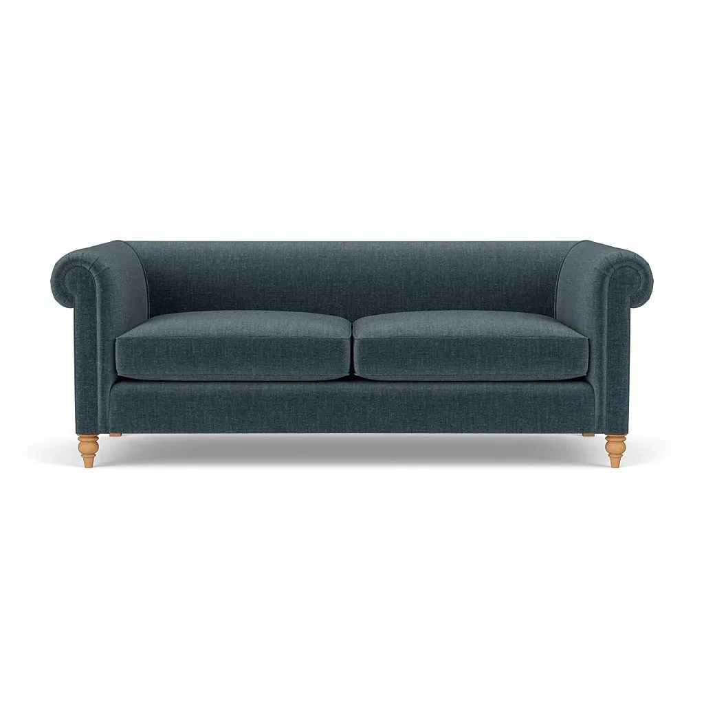 4-Seater Sofa - Teal, Eco Chenille
