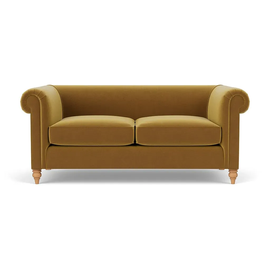 Rayner 3-Seater Sofa - Mustard, Matt Velvet image