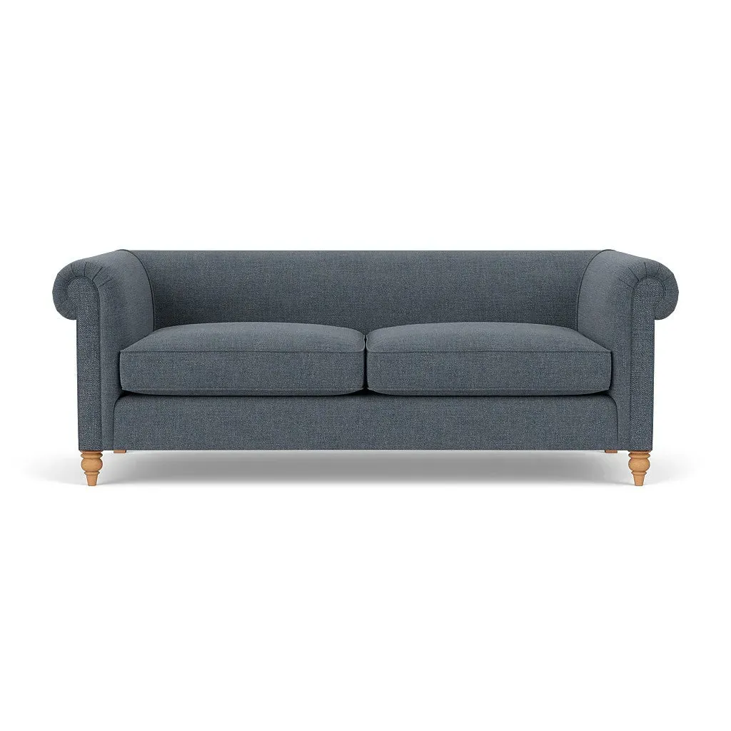 Rayner 4-Seater Sofa - Indigo, Rustic Weave image