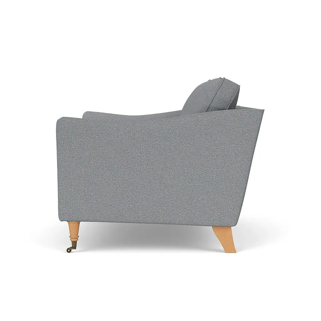 2-Seater Love Seat - Blue Marl, House Weave