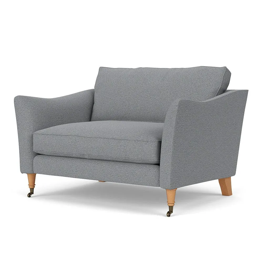 2-Seater Love Seat - Blue Marl, House Weave