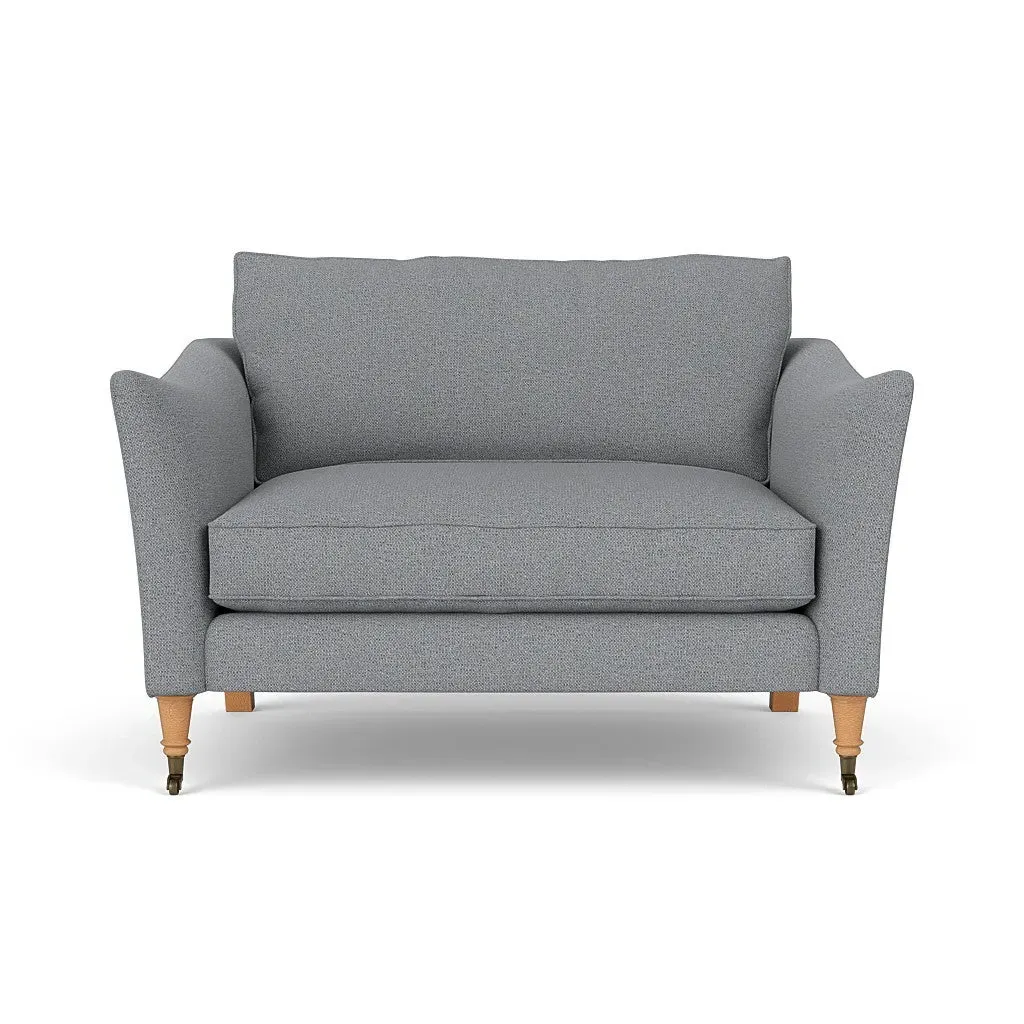 2-Seater Love Seat - Blue Marl, House Weave image