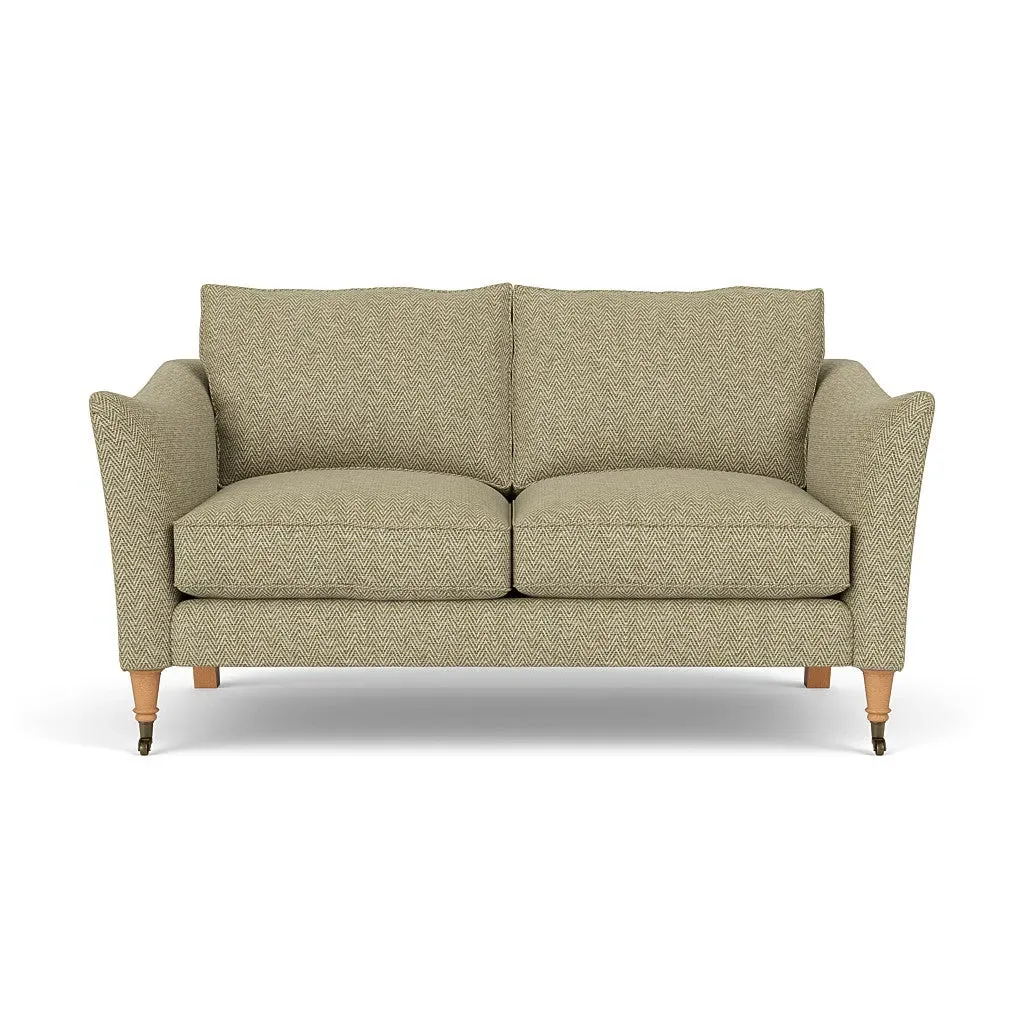 2-Seater Sofa - Apple, Herringbone Weave