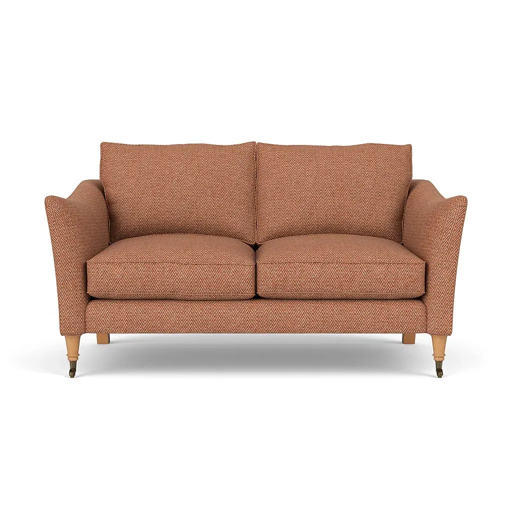 2-Seater Sofa - Brick, Herringbone Weave image