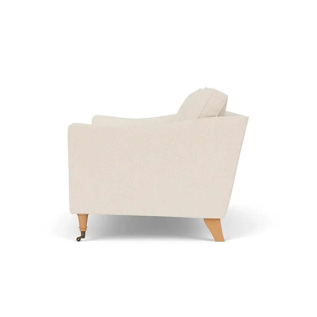 2-Seater Sofa - Cream, House Weave