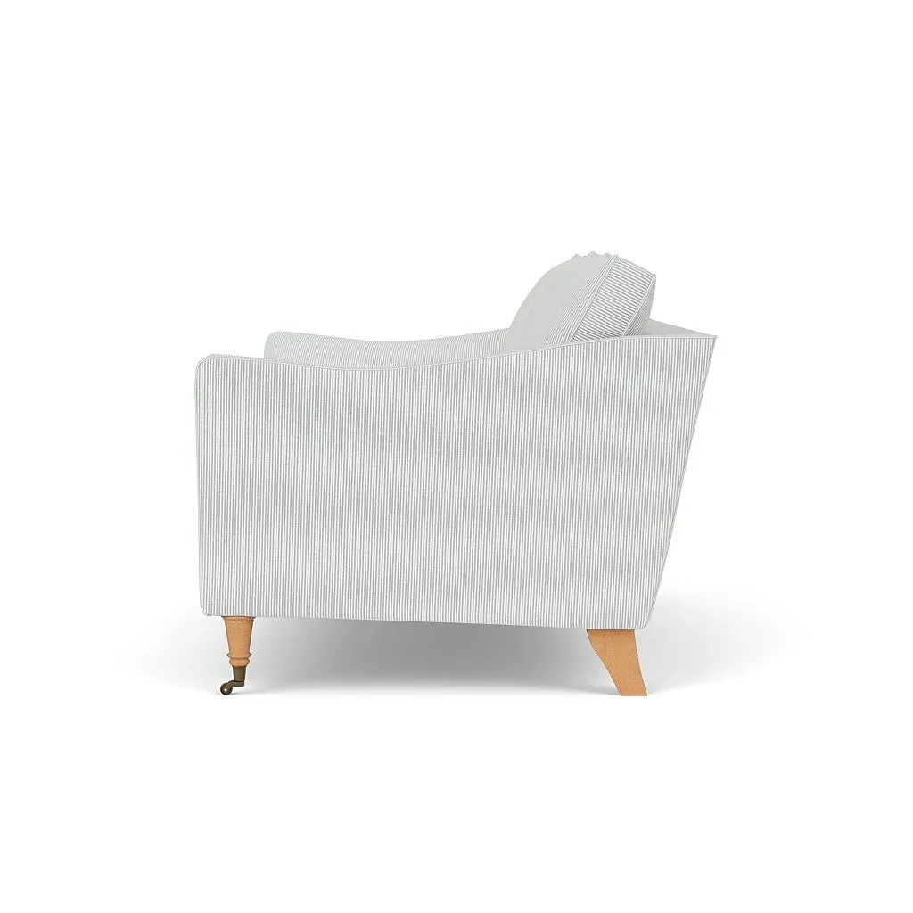 2-Seater Sofa - Duck Egg, Broadway Stripe