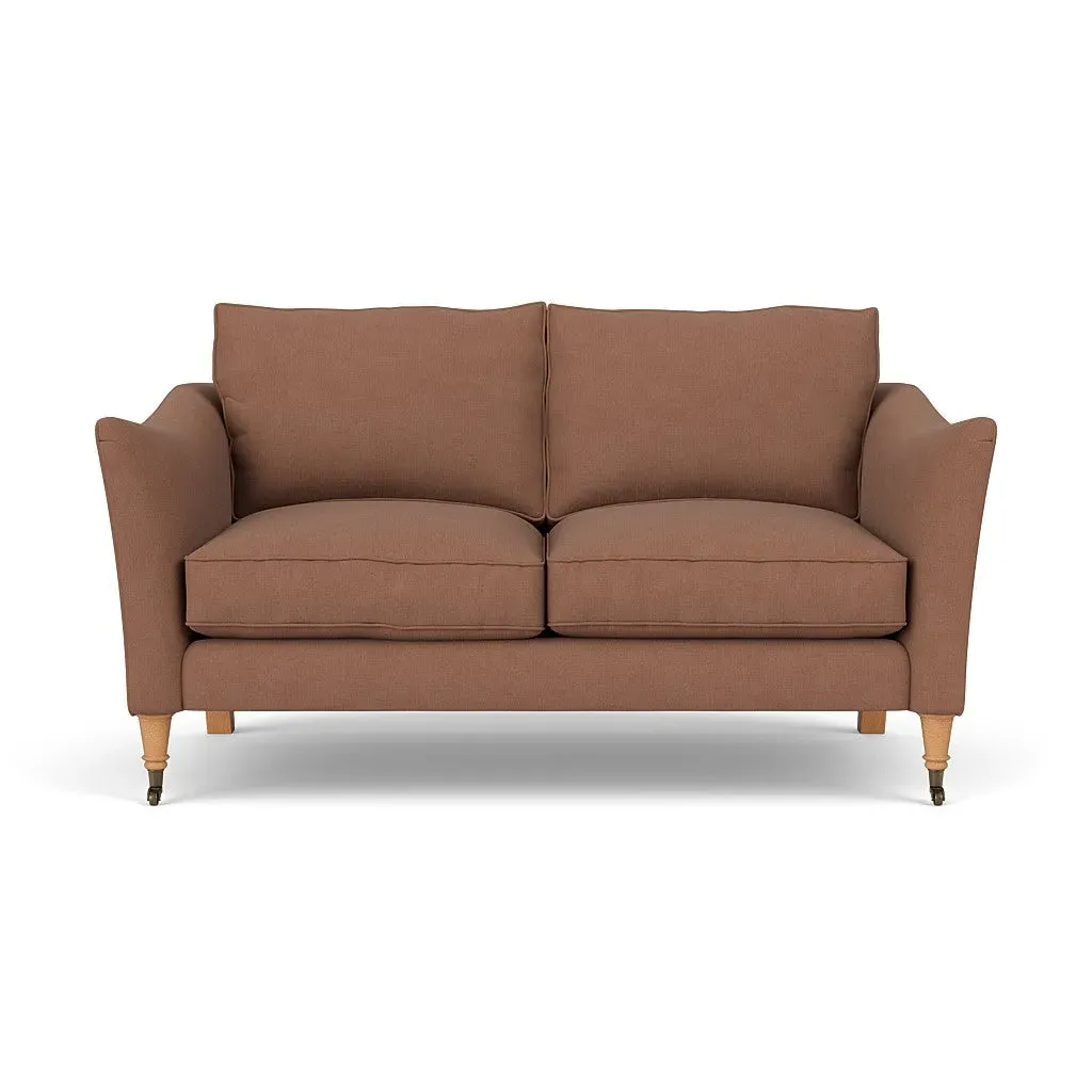 2-Seater Sofa - Dusky Blush, Linen Mix image