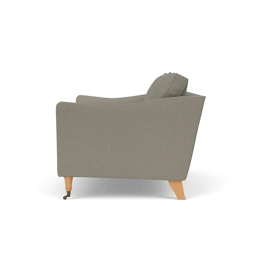 2-Seater Sofa - Flax, Rustic Weave