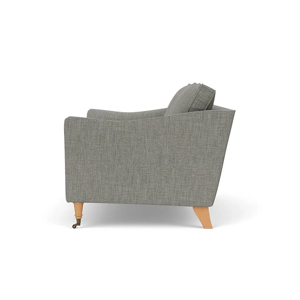 2-Seater Sofa - Grey Marl, Rustic Weave