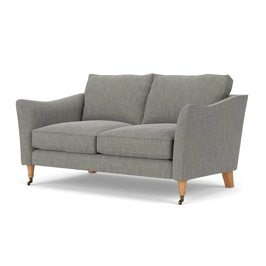 2-Seater Sofa - Grey Marl, Rustic Weave