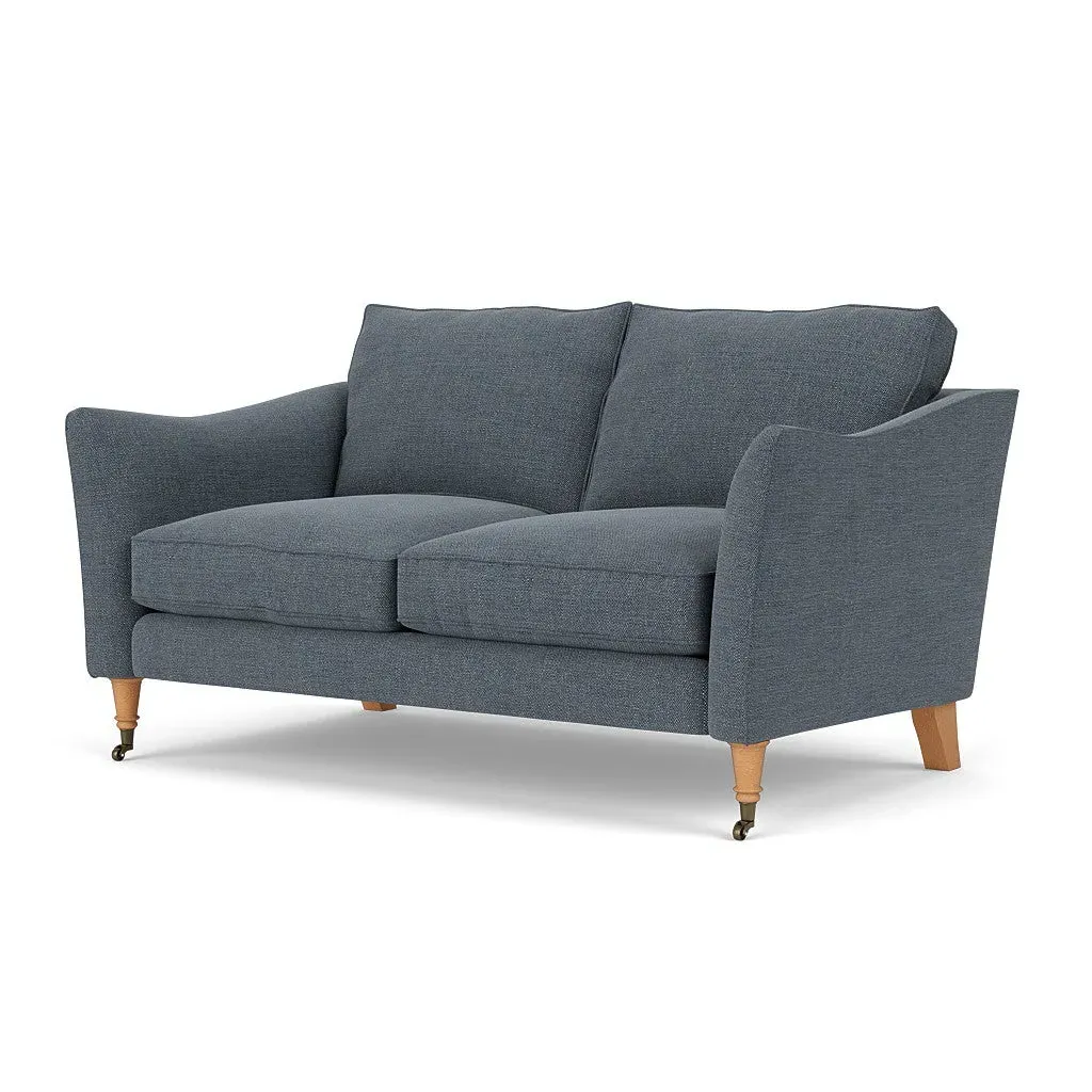 2-Seater Sofa - Indigo, Rustic Weave