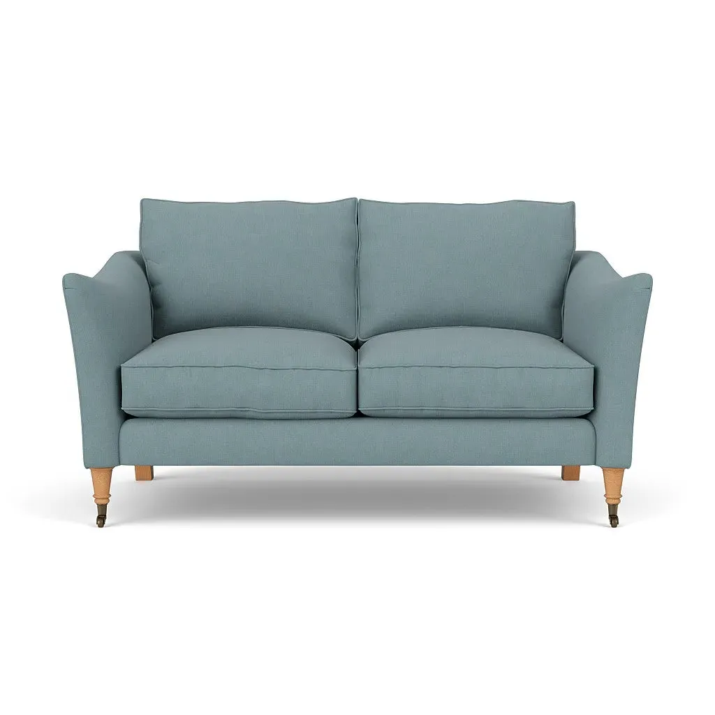 2-Seater Sofa - Sky Blue, Linen Mix image