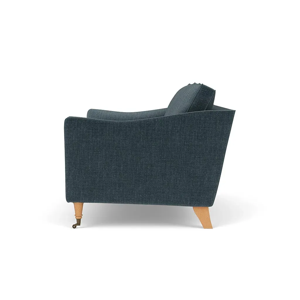 2-Seater Sofa - Teal, Eco Chenille
