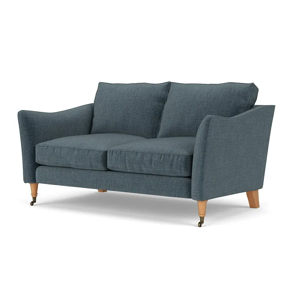 2-Seater Sofa - Teal, Eco Chenille