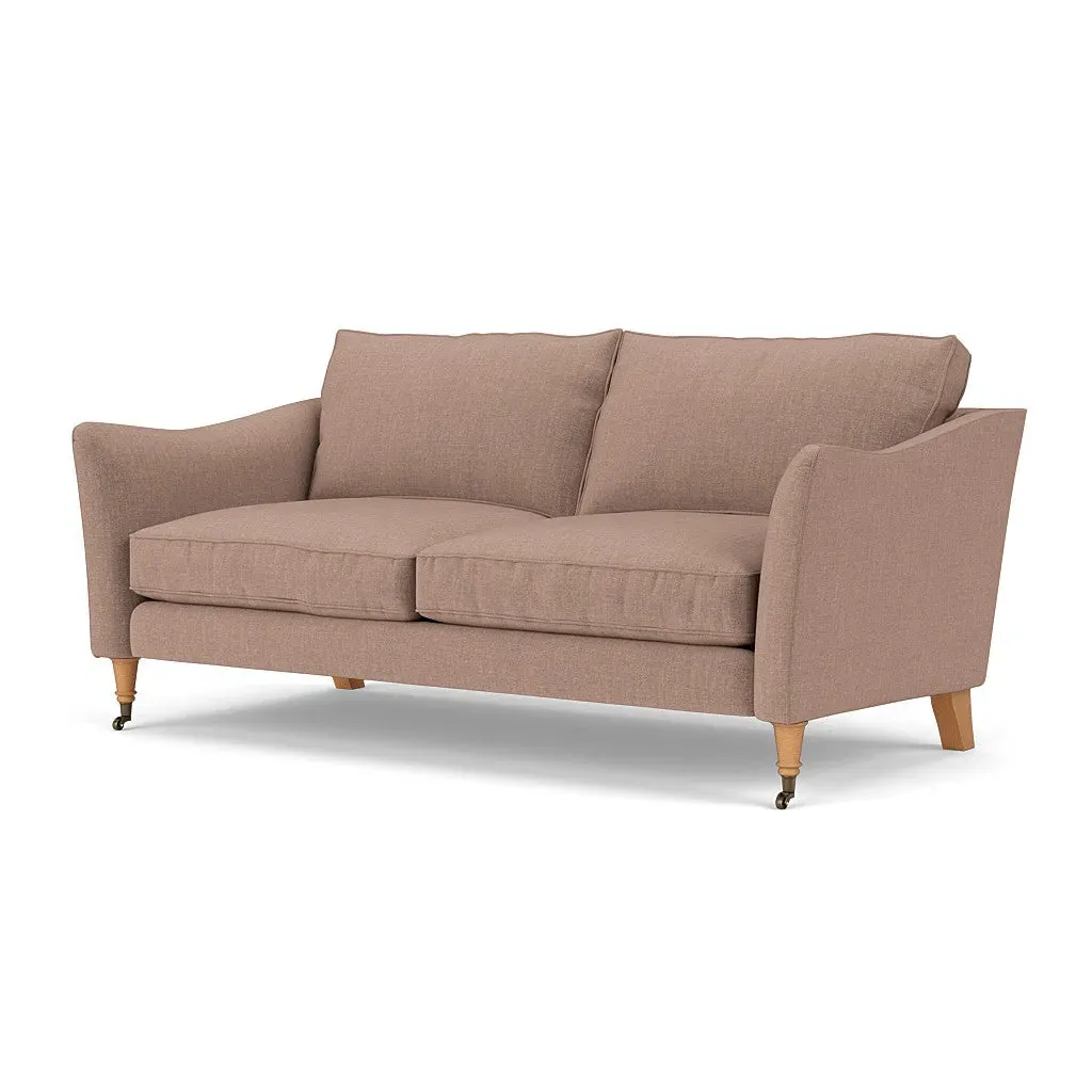 3-Seater Sofa - Dusky Rose, Eco Chenille