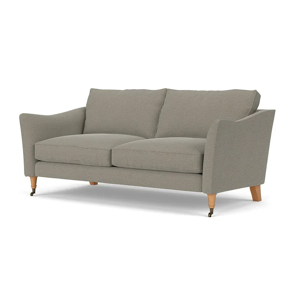 3-Seater Sofa - Flax, Rustic Weave
