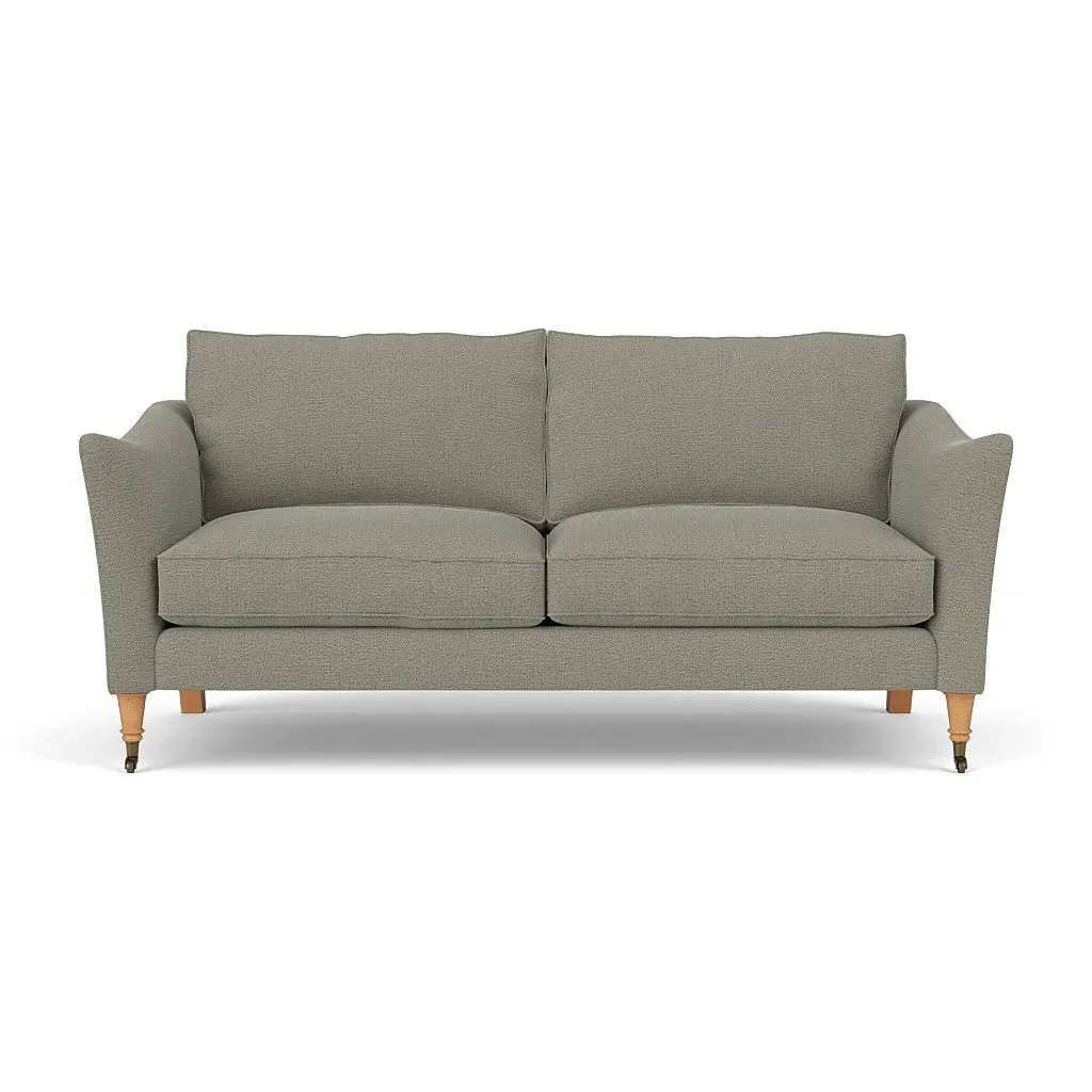 3-Seater Sofa - Flax, Rustic Weave