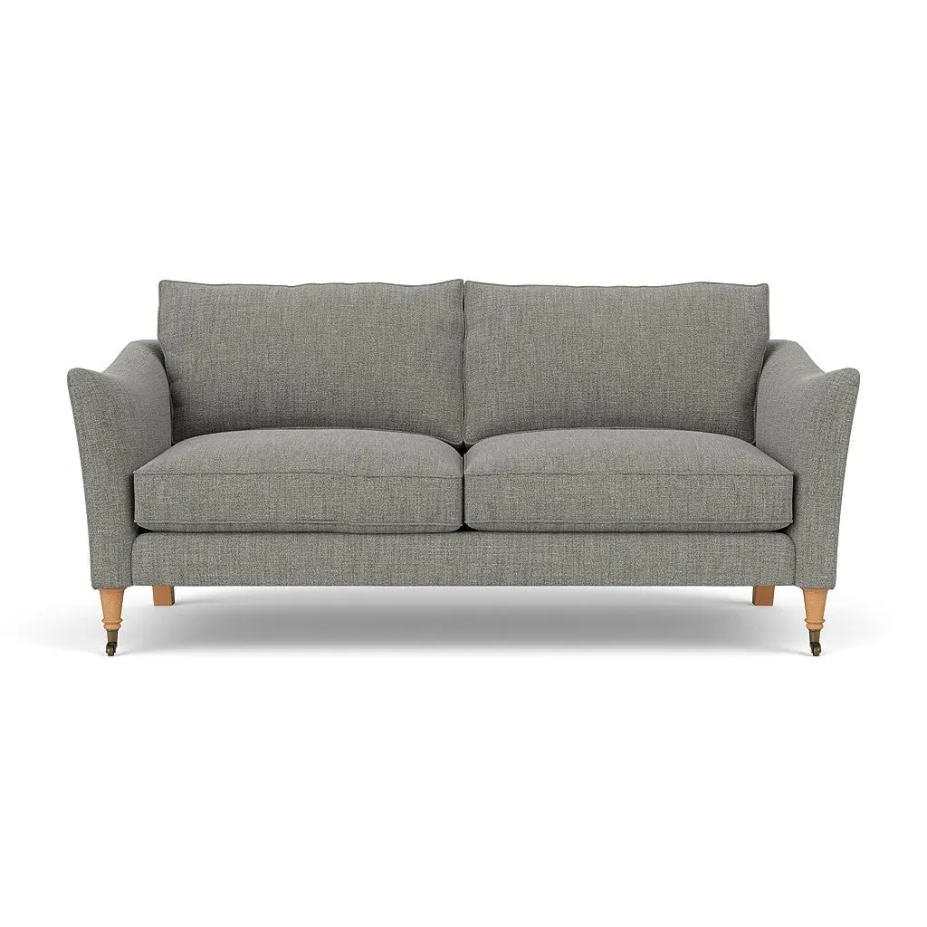 3-Seater Sofa - Grey Marl, Rustic Weave
