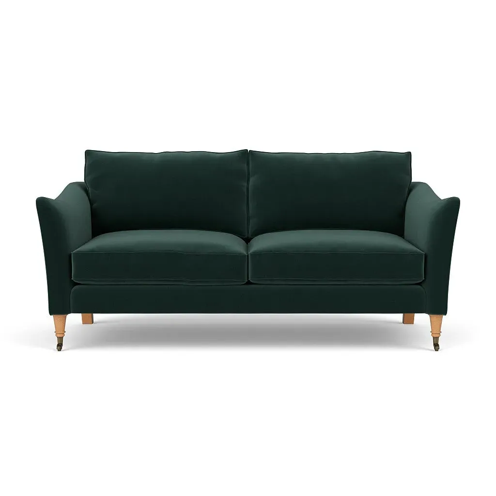 3-Seater Sofa - Lake, Matt Velvet