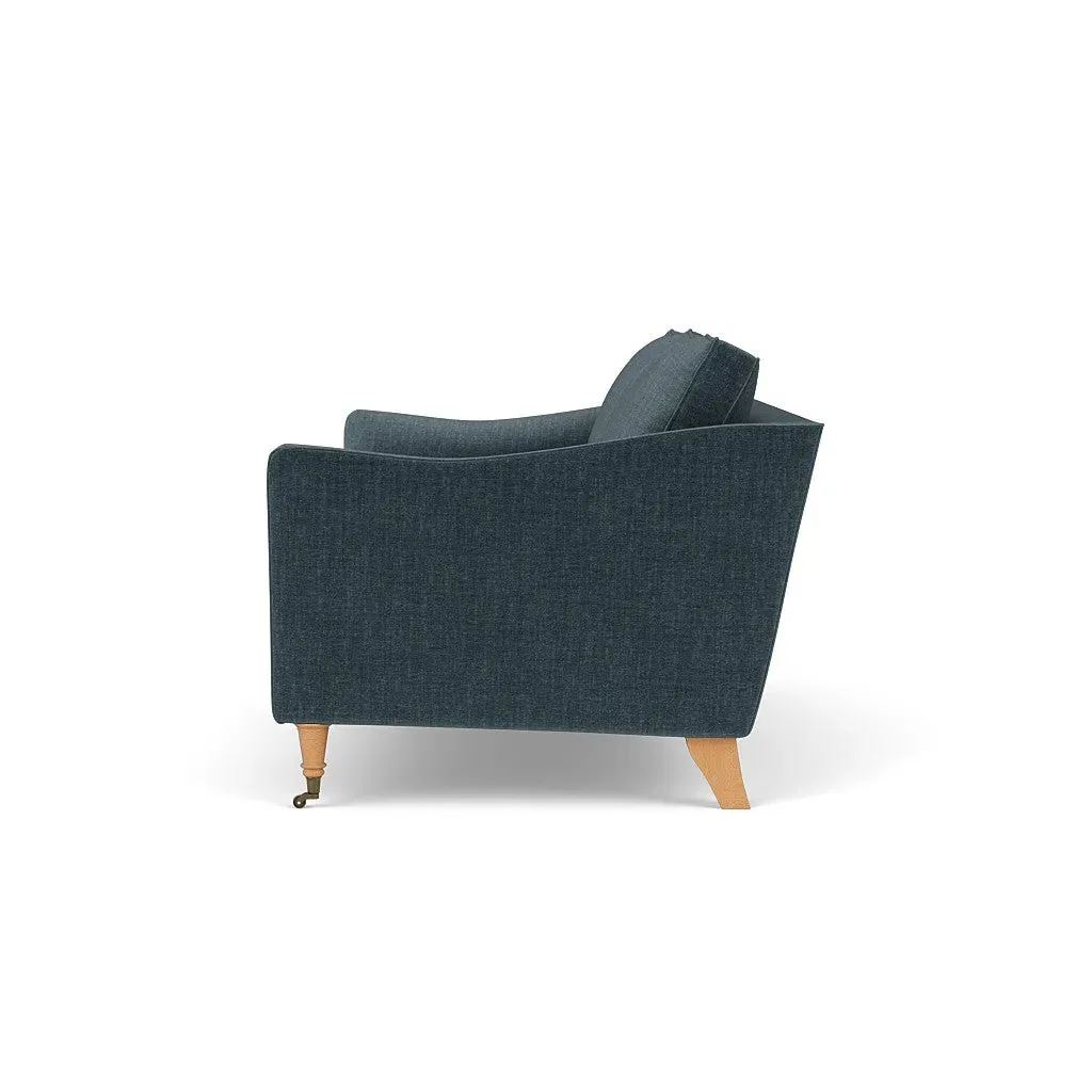 3-Seater Sofa - Teal, Eco Chenille
