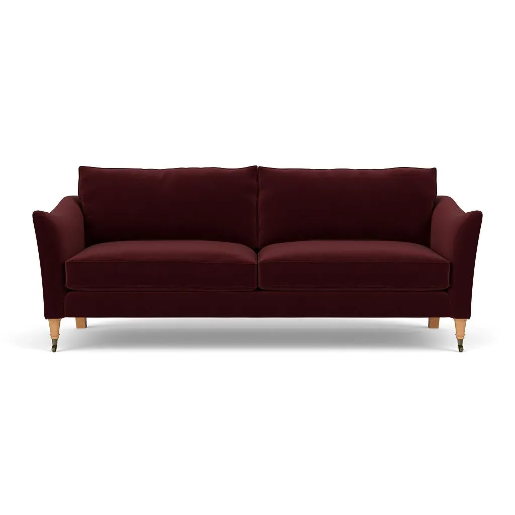 4-Seater Sofa - Dark Rosehip, Matt Velvet