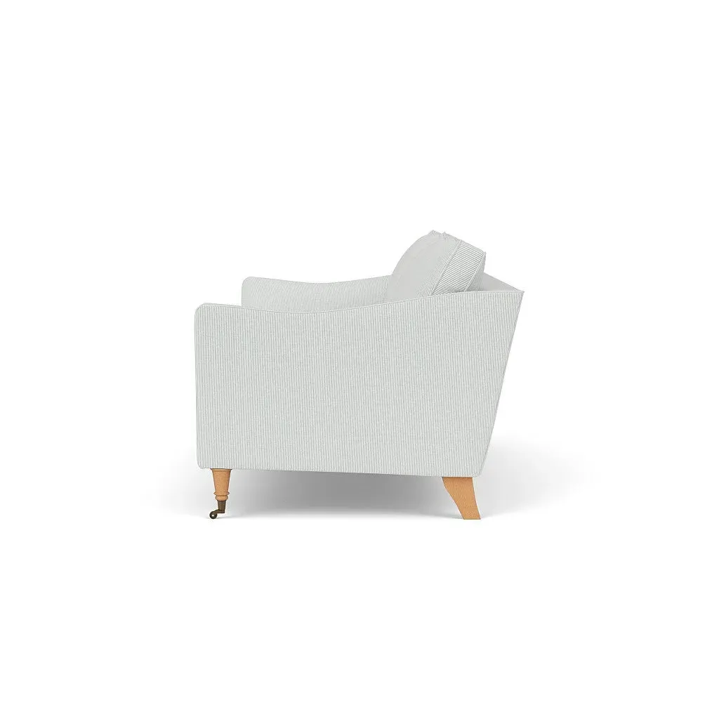 4-Seater Sofa - Duck Egg, Broadway Stripe