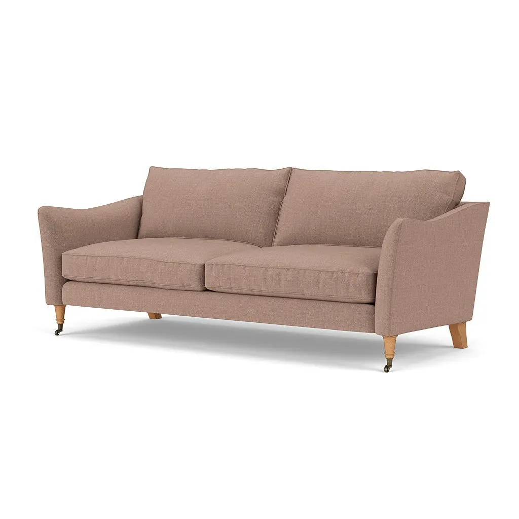 4-Seater Sofa - Dusky Rose, Eco Chenille