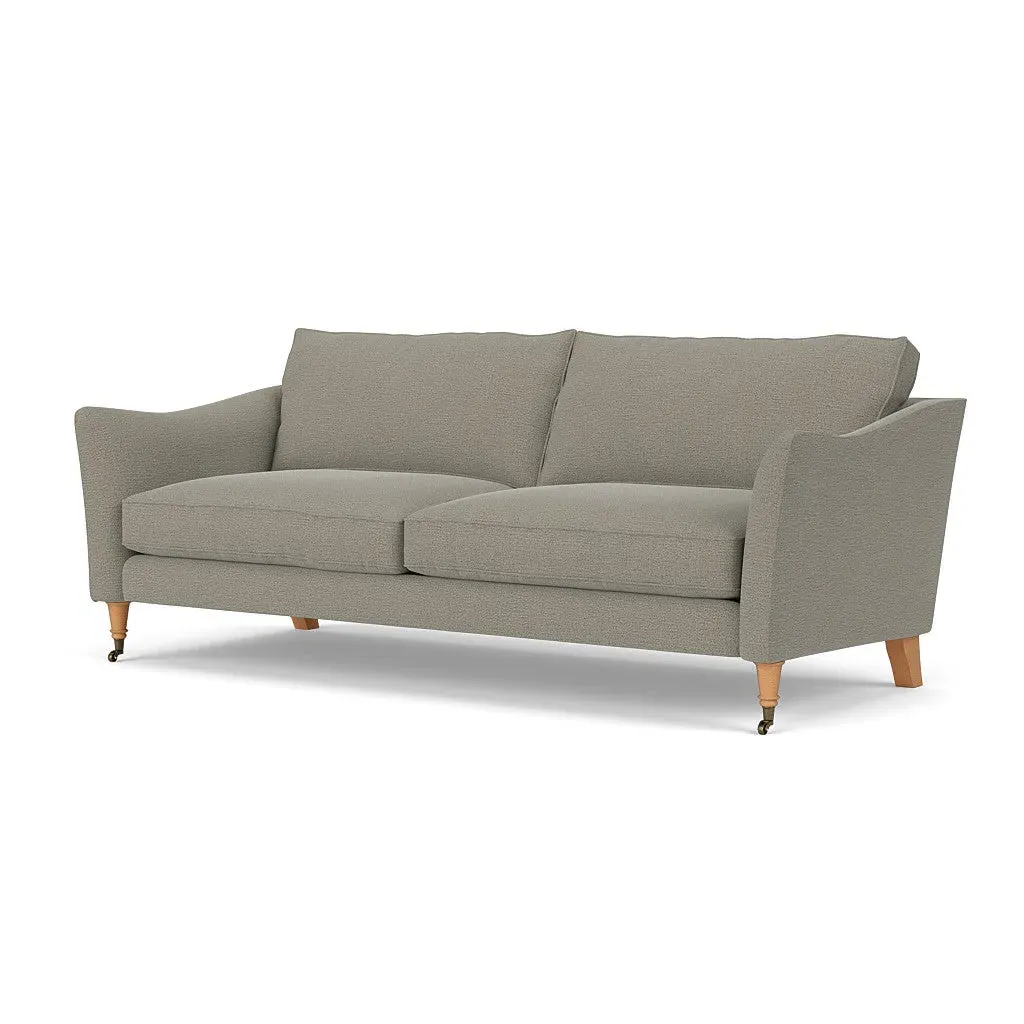 4-Seater Sofa - Flax, Rustic Weave