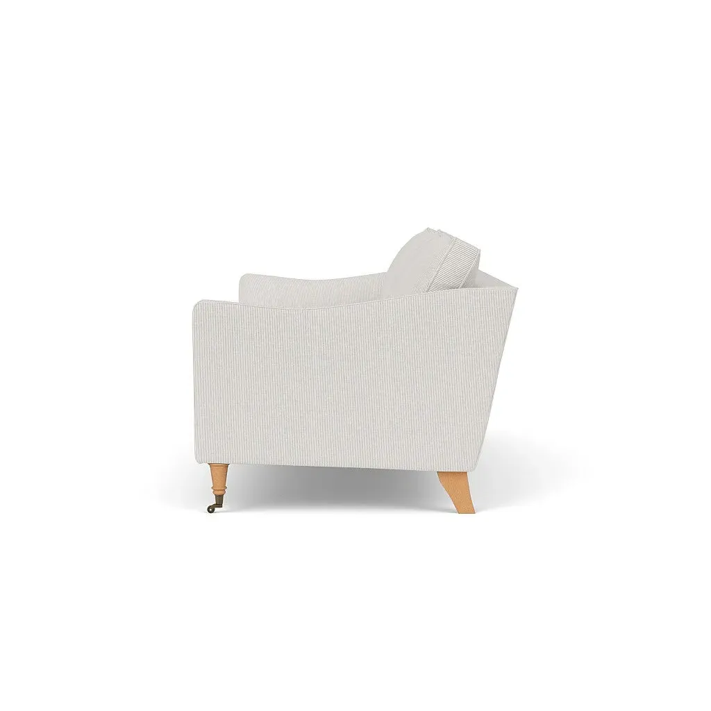 4-Seater Sofa - Grey, Broadway Stripe