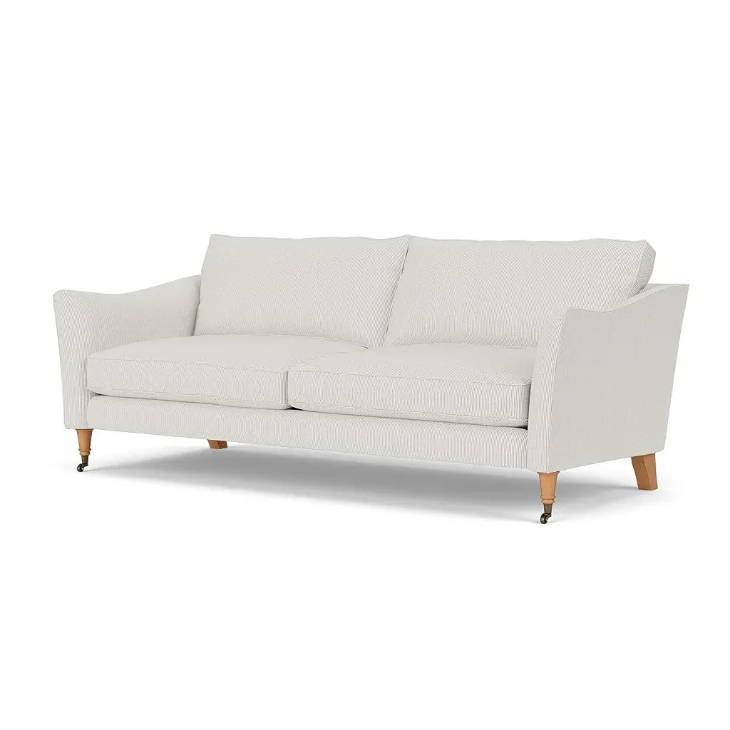 4-Seater Sofa - Grey, Broadway Stripe