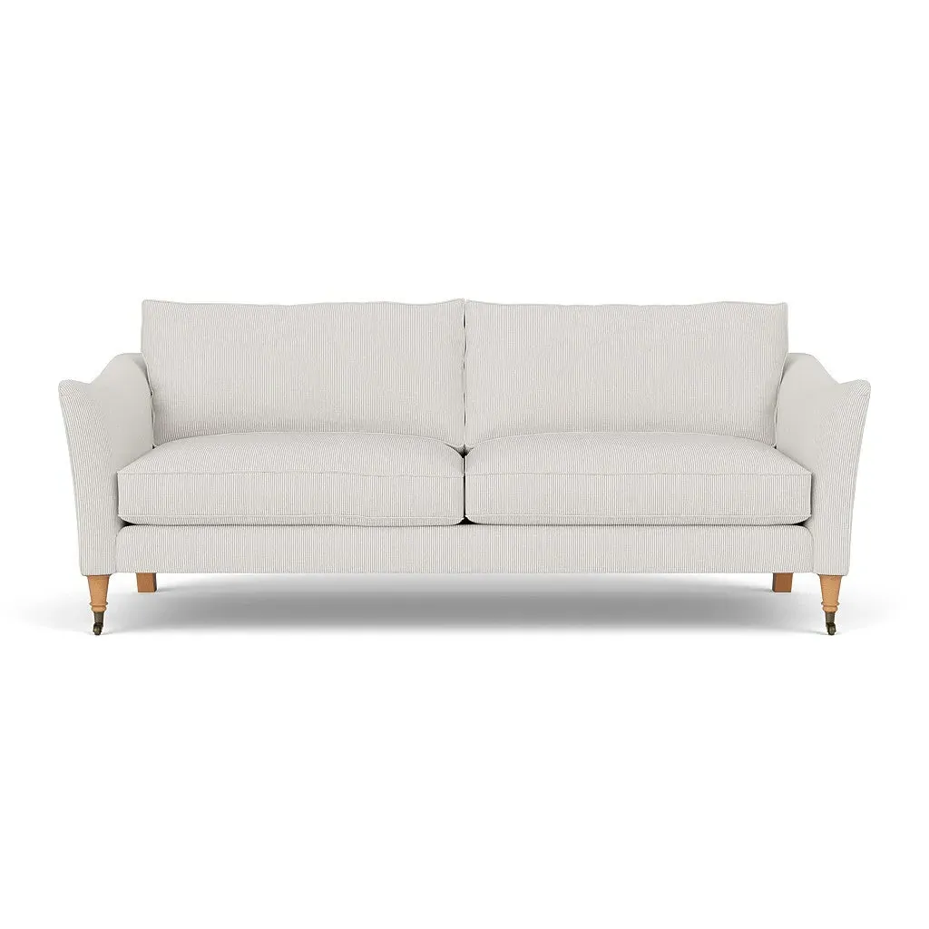 4-Seater Sofa - Grey, Broadway Stripe