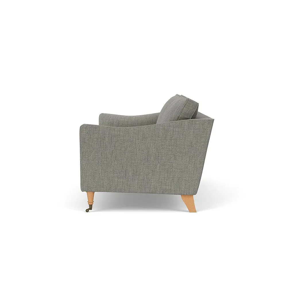 4-Seater Sofa - Grey Marl, Rustic Weave