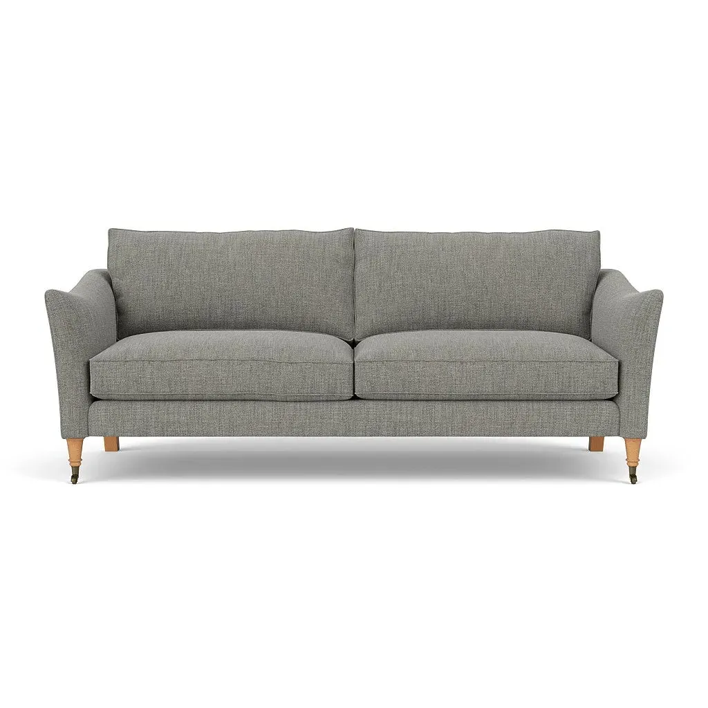 4-Seater Sofa - Grey Marl, Rustic Weave