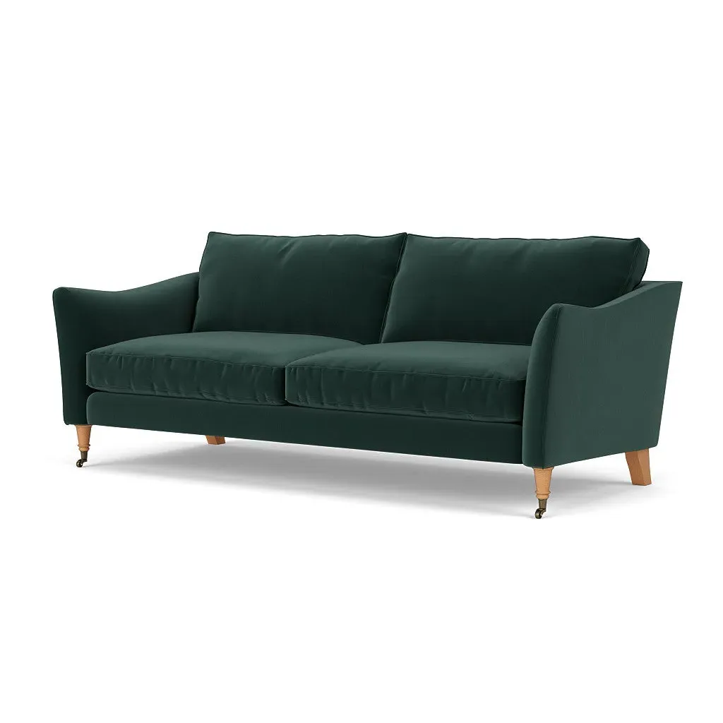 4-Seater Sofa - Lake, Matt Velvet