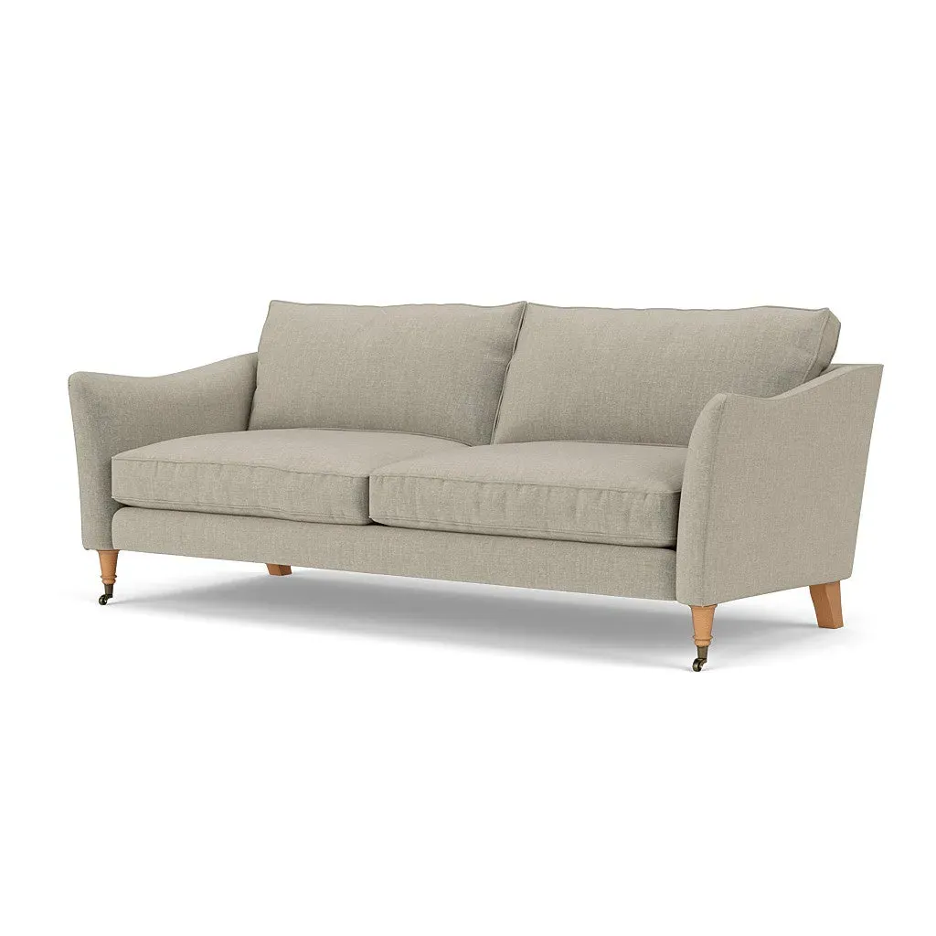 4-Seater Sofa - Natural, Eco Chenille