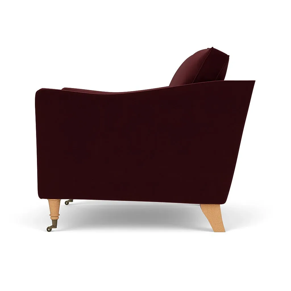 Armchair - Dark Rosehip, Matt Velvet