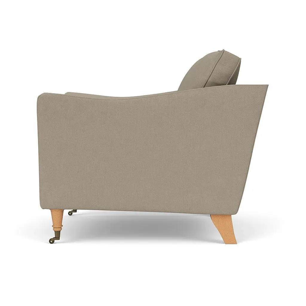 Armchair - Dove Grey, Linen Mix